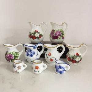 จานเซรามิกขนาดเล็กสำหรับใช้ในบ้านตุ๊กตาขนาดเล็กจานของเล่นสำหรับเครื่องครัวขนาดเล็กสไตล์เดียวกัน - Product Image 2