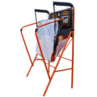 Machine de jeu d'arcade de basket-ball pliable pour 2 joueurs, système de basket-ball double-prise pour 2 joueurs avec marqueur électronique TB-6580