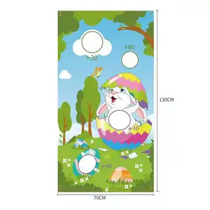 Los niños adultos, divertido juego de suministros de fiesta de Pascua juego Banner personalizado juego Banner