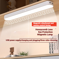 Lampe de table LED magnétique rechargeable personnalisée avec protection oculaire, contrôle tactile, intensité réglable, lampe de lecture USB pour bureau