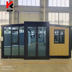 现成的豪华20英尺40英尺移动可扩展钢制集装箱房屋3卧室40英尺20英尺可移动可折叠预制买卖选项 - Product Image 4