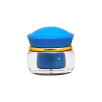 Emballage cosmétique pour soins de la peau, pot d'échantillon de 10g 10ml, pot en acrylique en forme de champignon, baume à lèvres, petit pot avec récipient intérieur en PP