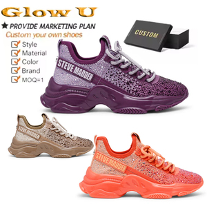 Bán buôn nhà sản xuất củ<span class=keywords><strong>a</strong></span> phụ nữ tùy chỉnh giản dị Giày chạy thoáng khí và thoải mái đi bộ phong cách tùy chỉnh phụ nữ Giày với logo - Product Image 1