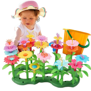 46/52/pz Set di giocattoli da costruzione da giardino in stile creativo Bouquet artistico - Product Image 5