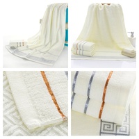 Serviette de Bain en Coton Peigné 100% Extra Large de Luxe, Boîte Cadeau Jetable pour Salle de Bain avec Logo Personnalisé en Gros