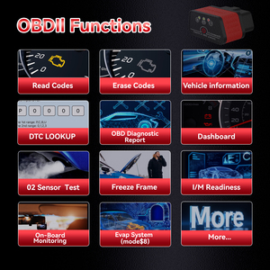 Lựa Chọn Quà Tặng Kw903 OBD2 Ô Tô Mã Động Cơ Đọc ELM327 25K80 Phiên Bản 1.5 Bluetooth Xe Máy Quét - Product Image 5