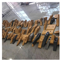 Dientes Laterales Resistentes al Desgaste para Cucharón de Cargadora de Ruedas 300F, Repuestos para Maquinaria de Construcción
