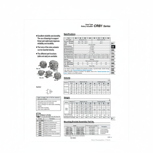 Piezas neumáticas del actuador rotatorio de SMC Pneumatics - Product Image 1