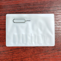 Porte-carte SIM personnalisé en PVC Porte-carte d'identité, Pochette en plastique pour carte Micro Nano SIM, Pochette pour carte SIM avec impression LOGO