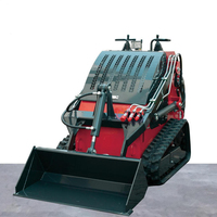 GAOHONG Mini chargeuse compacte hydraulique à roues de haute qualité avec godet Chargeuse-pelleteuse à moteur d'une capacité de 1200kg