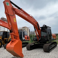 Excavatrice sur chenilles Hitachi ZX210 d'occasion, modèle 2024, poids opérationnel de 21000 kg, capacité de la benne de 1,0 m³