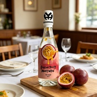 500ML Glazen Fles Passievrucht Honing Sap Concentraat 500ml Echt Fruitpulp Gezonde Smaak Dagelijkse Hydratatie