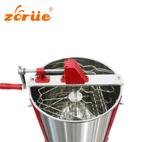 Neuer Standard Langstroth Bienenstockrahmen 3 Rahmen Manueller Honigextraktor Edelstahl Zhuoyu CE-zertifiziert ZY-HE003 1 Jahr Garantie