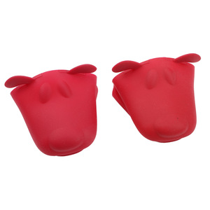 ถุงมือซิลิโคนสำหรับสุนัข 10 ซม. ถุงมือกันความร้อนสำหรับใช้ในครัว ลายการ์ตูนลูกสุนัข - Product Image 1