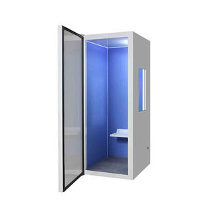 Cabina de Prueba Auditiva de Una Puerta, Modelo IN-1212, Moderna, Duradera, Ecológica, de Grado Médico, con Aislamiento Acústico - Product Image 1
