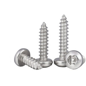 Vis autotaraudeuses en acier inoxydable 304 à tête ronde avec goupille, M2 M3 M5 M6, vis à tête Torx, système métrique, fourniture directe d'usine - Product Image 2