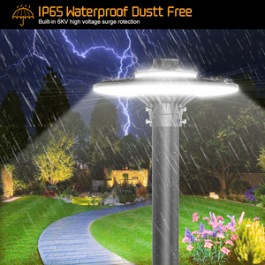 60W -150w LED AREA LIGHT 5000K 100-277VAC Led Post Top <strong>Garden</strong> Light WITH PHOTOCELL - Product Image 5