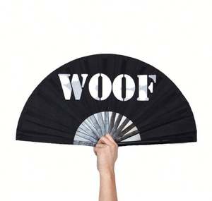 Abanico Plegable de Bambú Personalizado con Impresión de Logotipo, 13 Pulgadas, para Hombre y Mujer - Product Image 3