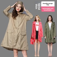 Delia – Imperméable de randonnée et de voyage individuel pour adulte, coupe-vent, ultra-fin, en polyester, tendance