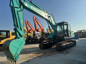 Excavatrice Kobelco SK210 d'occasion, système hydraulique puissant pour les travaux de construction, terrassement, stable, fiable, en stock, bon état - Product Image 6