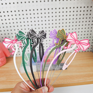 Herramienta de ensamblaje de cuentas de plástico con forma de mariposa de 2.6 mm con placa guía para pinzas de fabricación de joyas DIY - Product Image 3