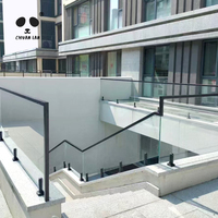 Chuanlan Moderne Aluminium-Spijker CN;SIC Pfosten-Balustrade Treppengeländer Pool-Balkon-Zaun Bodenklammern Montagemodell SSKD