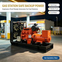 Générateur diesel turbo 200 kW, groupe électrogène diesel fiable avec base de réservoir de carburant pour usage militaire