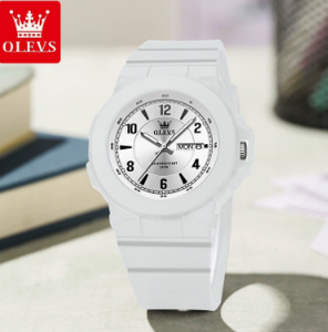 Montre à quartz de luxe pour femme, classique, étanche, avec logo personnalisé OEM, bracelet en alliage, style sportif et mode, pour étudiantes et jeunes, avec calendrier, référence 5681 - Product Image 6
