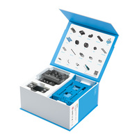 Kit de Robot Voiture Personnalisable Makeblock MBot2 pour l'Éducation Scolaire STEM, Projet de Codage DIY avec Contrôle WIFI et Bluetooth, Kits de Robot Télécommandé pour Arduino