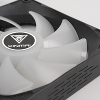 Refroidisseur de processeur XINMAI 120 mm RGB avec 4 caloducs, ventilateur pour processeur, ventilateur de refroidissement pour processeurs de bureau Intel AMD, dissipateur thermique