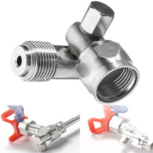 QY Air Spray Gun Extension Rod <b>Adapter</b> 14 Mm Aluminum Alloy High Pressure For Construction And Decoration Projects - Product Image 2