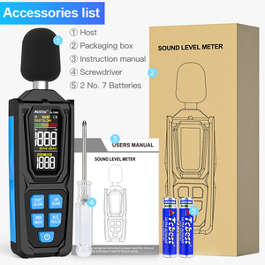 Hacim ölçüm cihazı 30-environmental Test aralığı SL750B çevre gürültü algılama için dijital ses seviyesi ölçer - Product Image 6