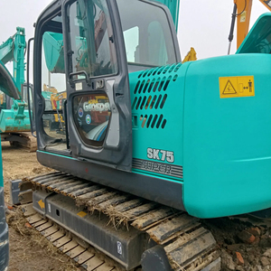 Escavatore <span class=keywords><strong>KOBELCO</strong></span> 75-8, Capacità Benna 0,4m, Peso Operativo 7,5 Tonnellate, Usato con Pompa e Motore - Product Image 6