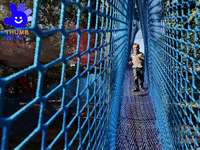 Filet d'arbre personnalisé en HDPE et nylon, résistant aux UV, pour aire de jeux, jungle forestière et parc d'aventure aérien
