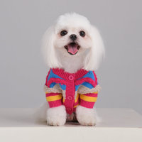 Zoll Hund und Mensch passende Kleidung Regenbogen pullover für Hunde Low MOQ Designer Haustier Kleidung