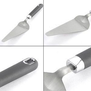 Đám cưới nhà thép không gỉ bánh công cụ cắt bánh máy chủ bánh dao thìa cắt với TPR xử lý - Product Image 5