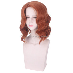 Peluca Europea y Americana de The Main Saint Da, Peluca de Cabello Rizado Realista con Cuero Cabelludo para Cosplay de Los Vengadores, X-Men, Viuda Negra - Product Image 4