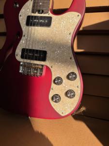 Vente directe d'usine Grote <span class=keywords><strong>Telecaster</strong></span> Guitar, corps en acajou, manche en palissandre, micros P90, pièces chromées - Product Image 2