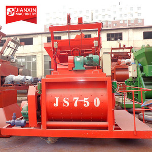 Bétonnière à double arbre JS750 certifiée CE, vente directe usine, 30 ans d'expérience en équipement de béton - Product Image 2