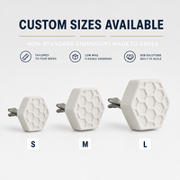 Diffuseur d'huiles essentielles pour voiture en céramique solide, en forme de nid d'abeille hexagonal, écologique, à clipser sur la grille d'aération, aromathérapie, désodorisant pour voiture