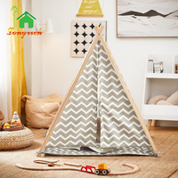 Tente tipi pliable pour enfants, maison de jeu intérieure et extérieure