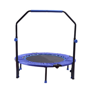 Gran oferta gimnasio <span class=keywords><strong>Fitness</strong></span> 40/48 pulgadas redondo salto Bundgee <span class=keywords><strong>cama</strong></span> interior alto elástico primavera trampolín plegable con reposabrazos - Product Image 4
