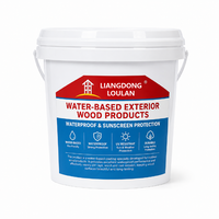 Vernis à bois extérieur à base d'eau, imperméable, résistant aux UV, finition transparente, 5L 10L 20L, pour portes et clôtures de jardin