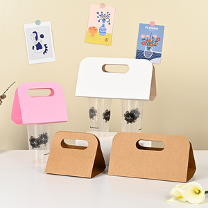 Disposable Biodegradable Holder <strong>2</strong> <strong>Cups</strong> 4 <strong>Cups</strong> Kraft <strong>Paper</strong> Cardboard Coffee <strong>Cup</strong> Holder with Handle - Product Image 6