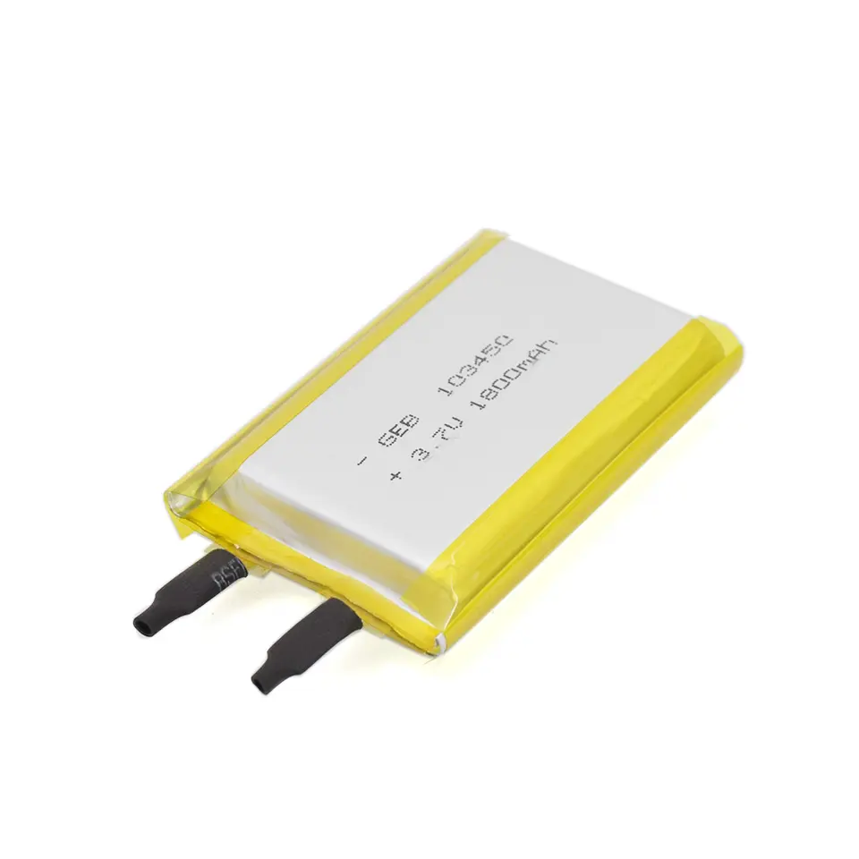 103450 1800mAh 3.7V 6.66WhLipoバッテリー充電式リチウムポリマー103450バッテリーセル| Alibaba.
