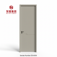 Puerta Acústica de Madera Maciza Pintada Serie ZS Hedun, Apertura Lateral para Oficina, Escuela, Villa y Apartamento