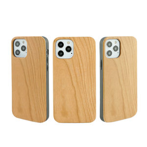Étui de téléphone portable en bois avec logo gravé au laser impression uv adapté pour iPhone 10/11/12/13/14/15 personnaliser la promotion - Product Image 3