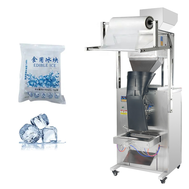 Fully Automatic Ice Cube Sachet Bag Filling Sealing Packaging Packing Machine