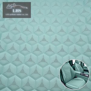 <span class=keywords><strong>Tela</strong></span> de Alta Gama para Asientos de Auto, Ecológica, de PU, 10mm de Grosor, Acolchada, Perforada, con Acabado de Microfibra de Alta Densidad - Product Image 2