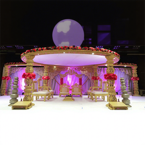 Décorations de Mandap fascinantes, Mandapam traditionnel pour mariage sud-indien, ensemble de Mandap pour mariage hindou à prix raisonnables - Product Image 1